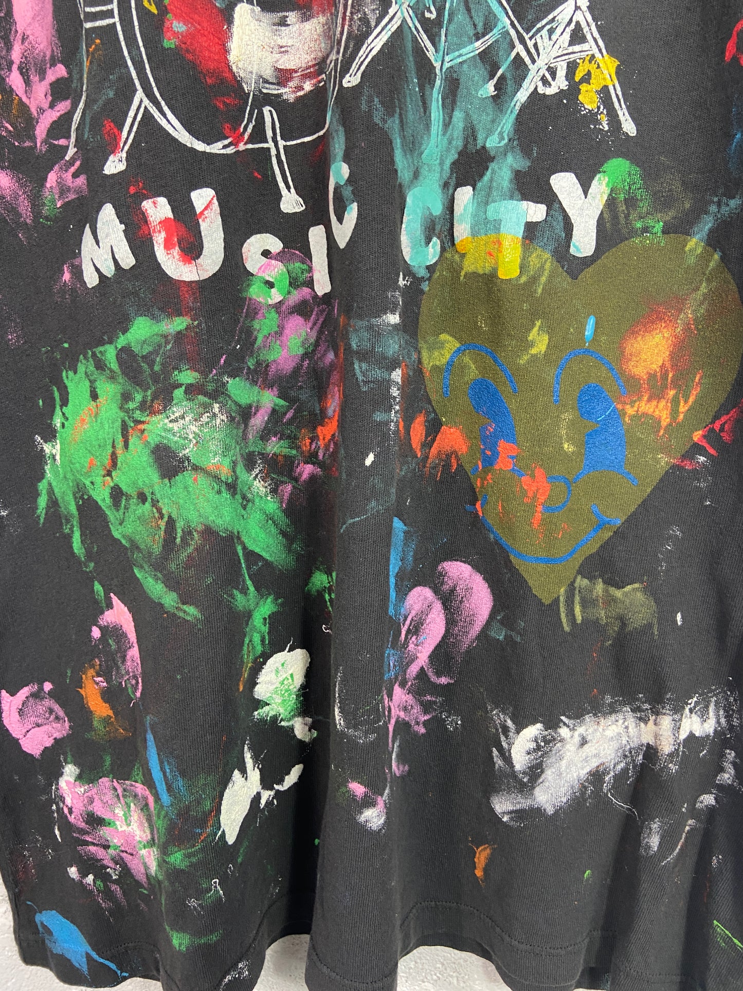 Imogene and Willie All My Friends Painted Tee Sz L