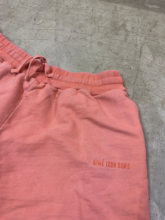 Aimé Leon Dore Salmon Sweat Shorts Sz XXL