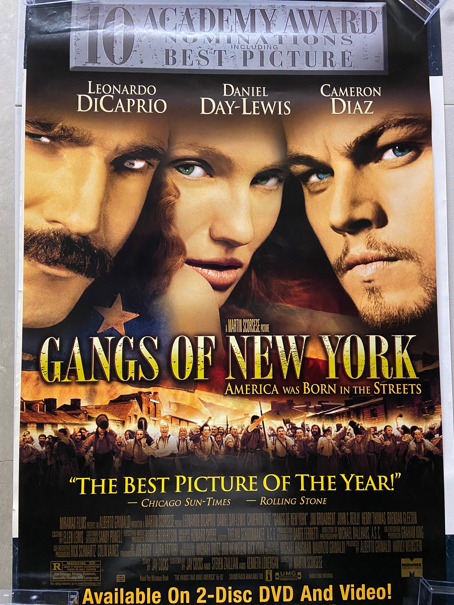 Y2K Gangs Of New York DVD Movie Poster