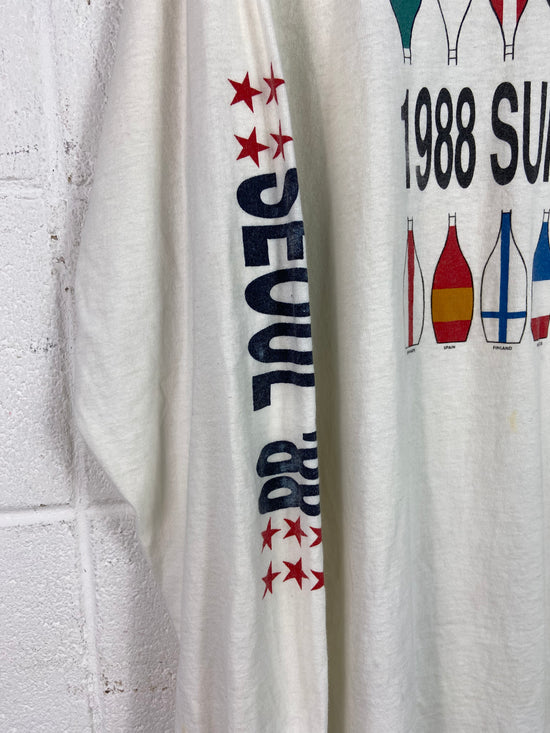 VTG Olympics 1988 Summer Games LS Tee Sz XL