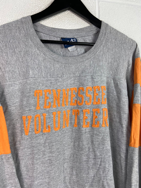 Y2K Tennessee Volunteers LS Gray/Orange Tee Sz 2XL