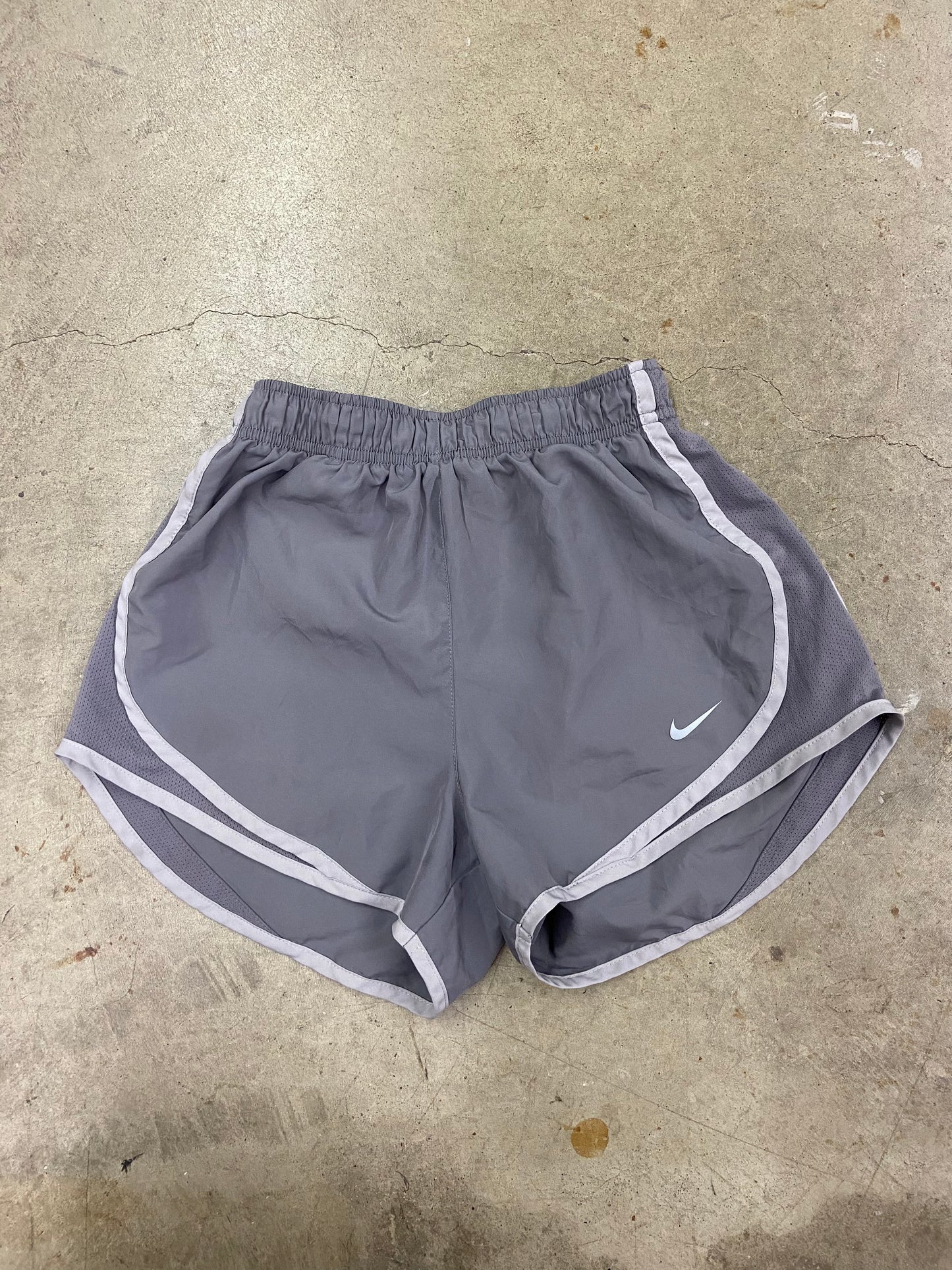 Wmns Nike Dri-Fit Grey Running Shorts Sz XS