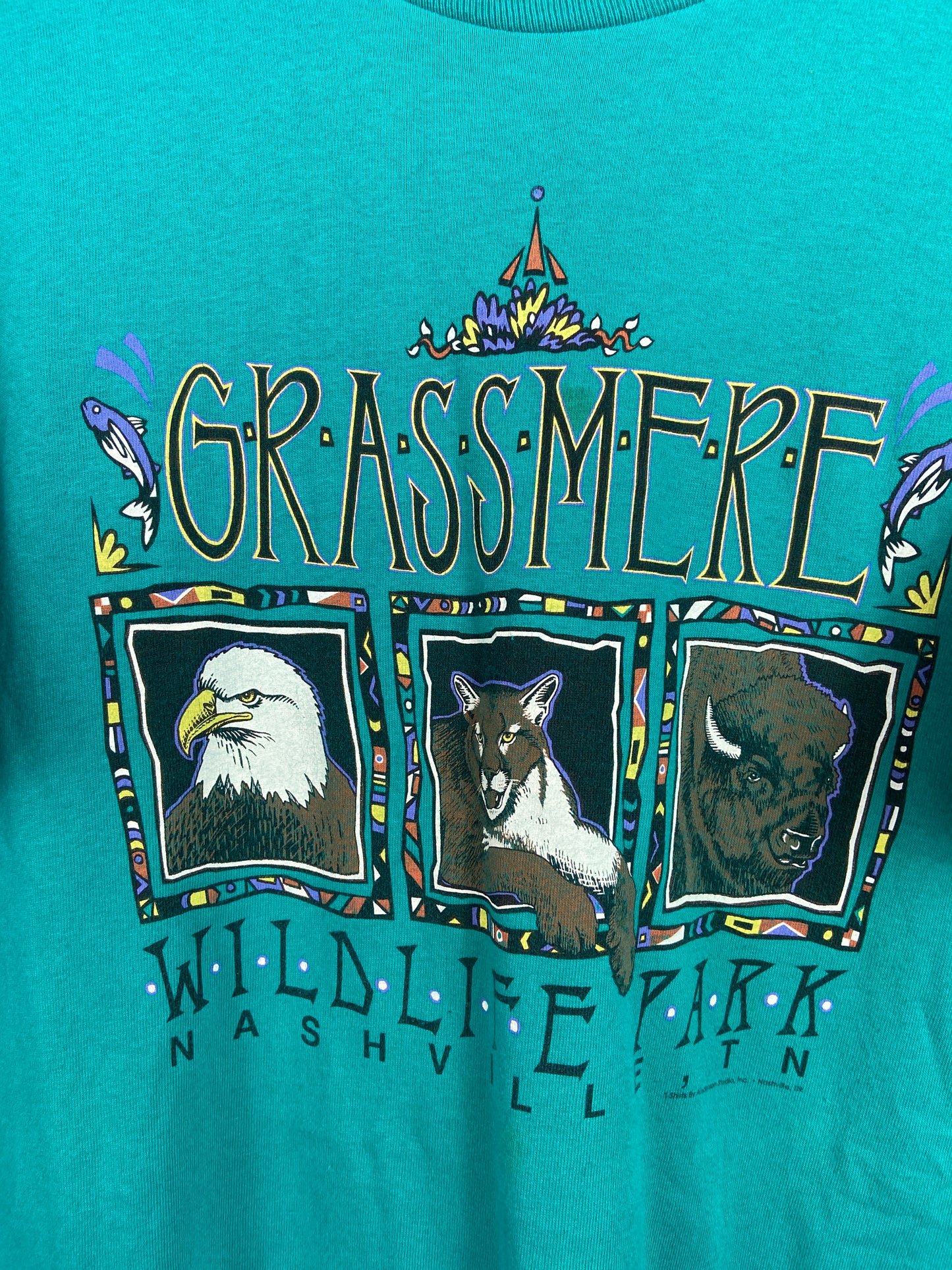 VTG Grassmere Wildlife Park Tee Sz XL