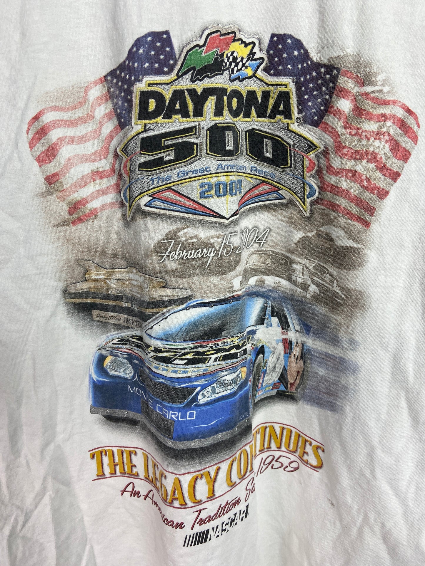 VTG '04 Daytona 500 Racing Tee Sz XL