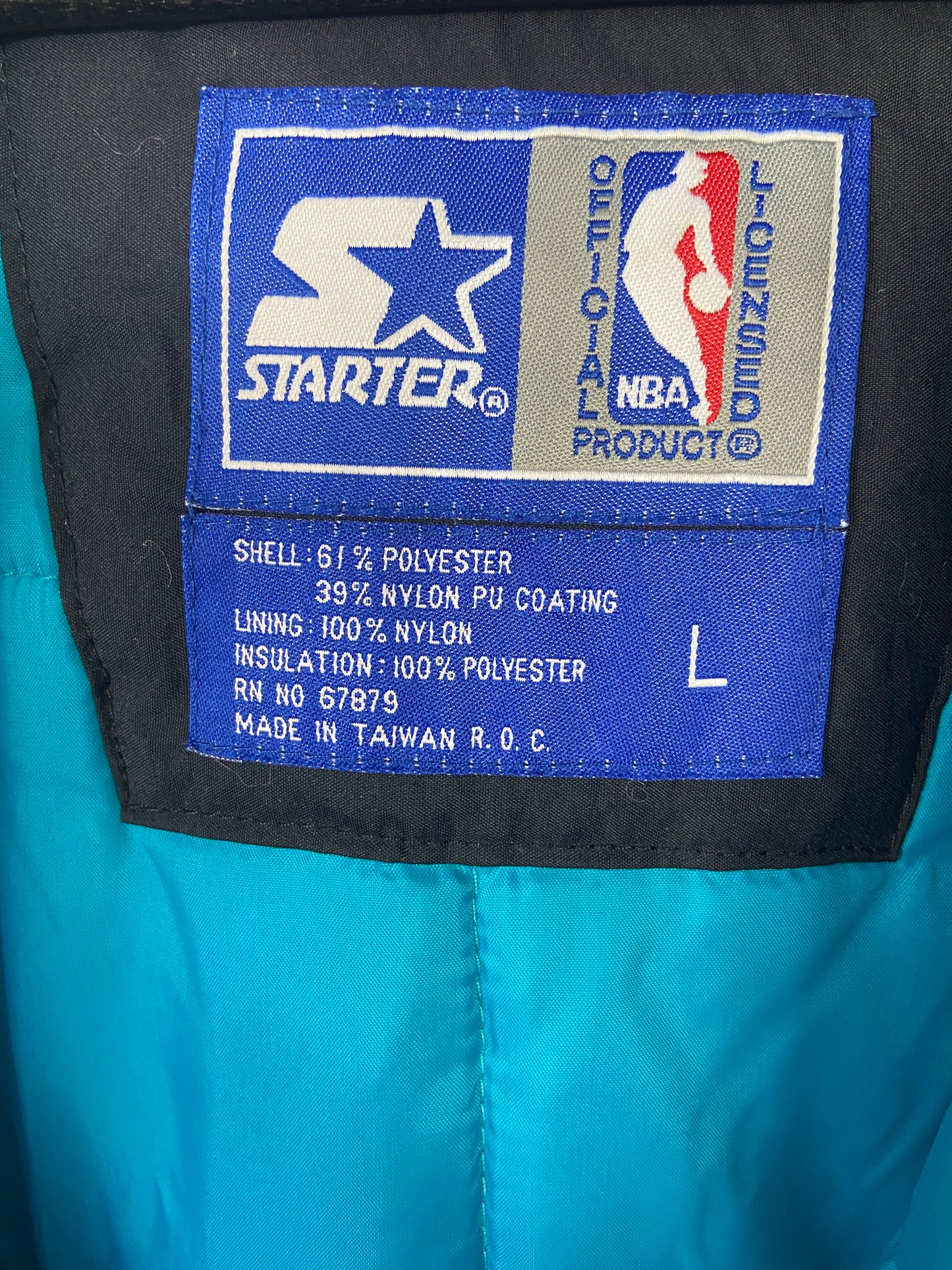 VTG Charlotte Hornets NBA Starter Jacket Sz L/XL