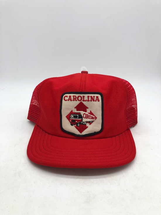 VTG Carolina Semi Red Trucker Hat