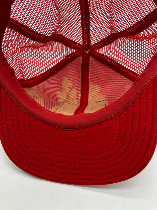 VTG Carolina Semi Red Trucker Hat