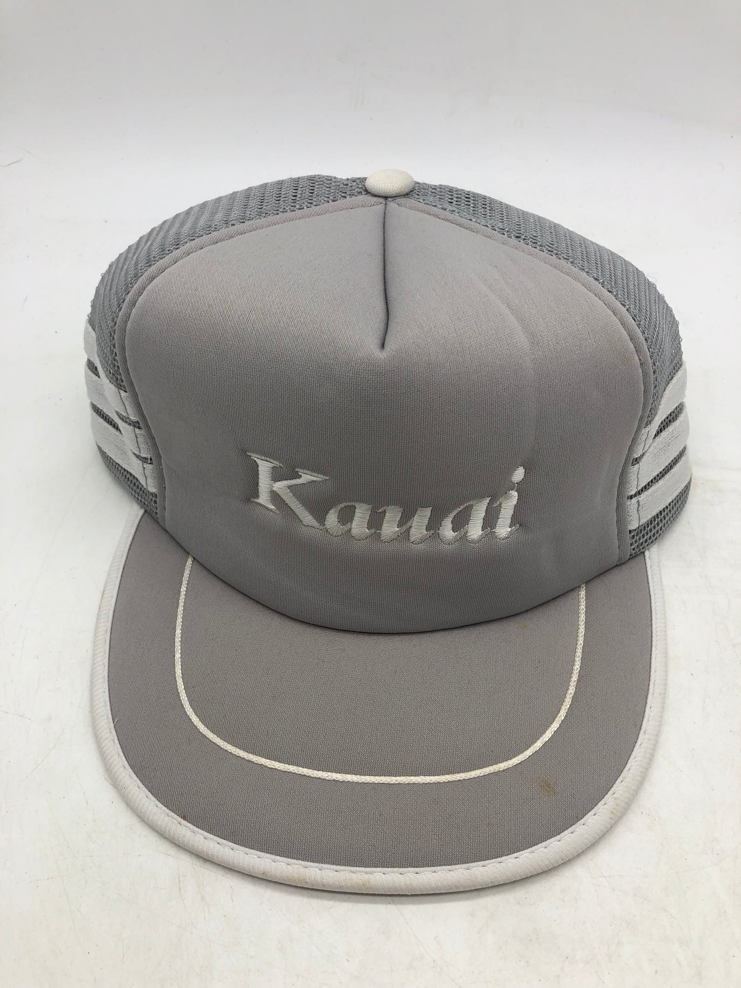 VTG Kauai Hawaii Triple Stripe Trucker Hat