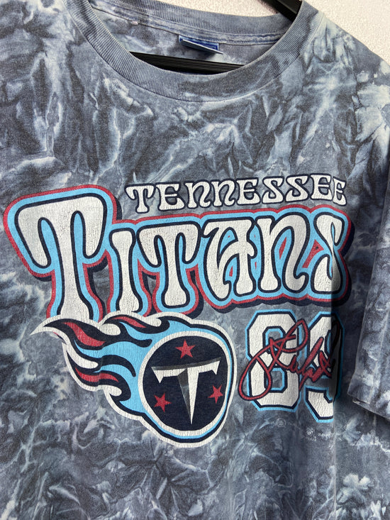 VTG Tennessee Titans "Groovy Logo" Tie Dye Tee Sz XL