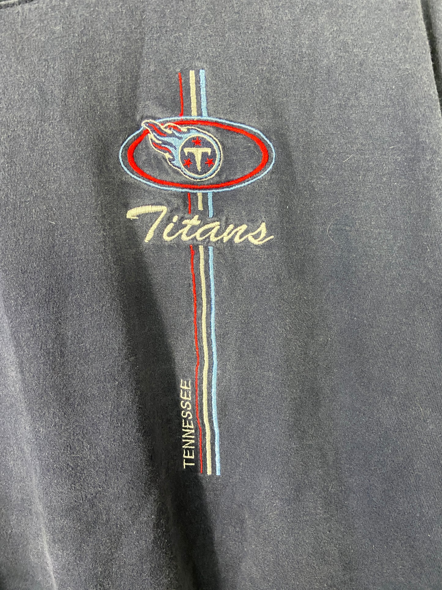 VTG Tennessee Titans Embroidered Tee Sz 2XL