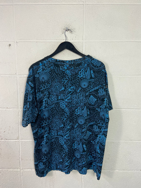 Y2K Element Logo Splash Tee Sz XL