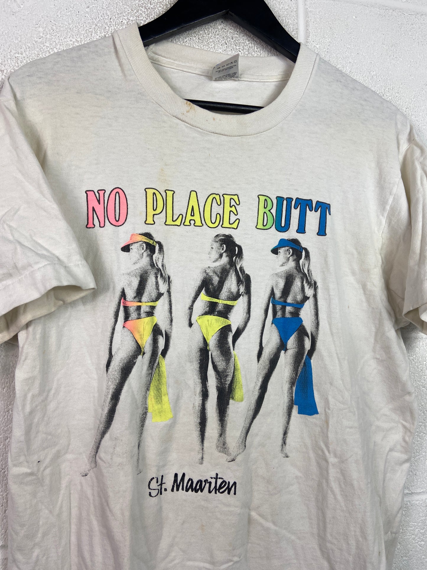 VTG St. Maarten “Butt” Tee Sz M