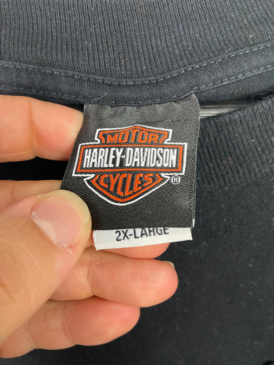 2008 Harley Davidson Side Print Pocket Tee Sz XXL