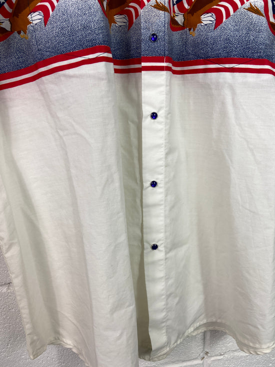 High Noon American Button Up Shirt Sz 2XL