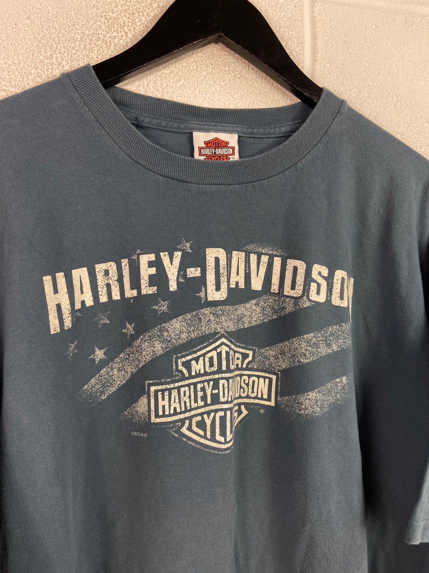 Harley Davidson High Country Wyoming Navy Tee Sz XXL