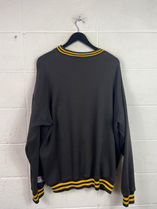 VTG Steelers Embroidered Sweatshirt by The Game Sz L