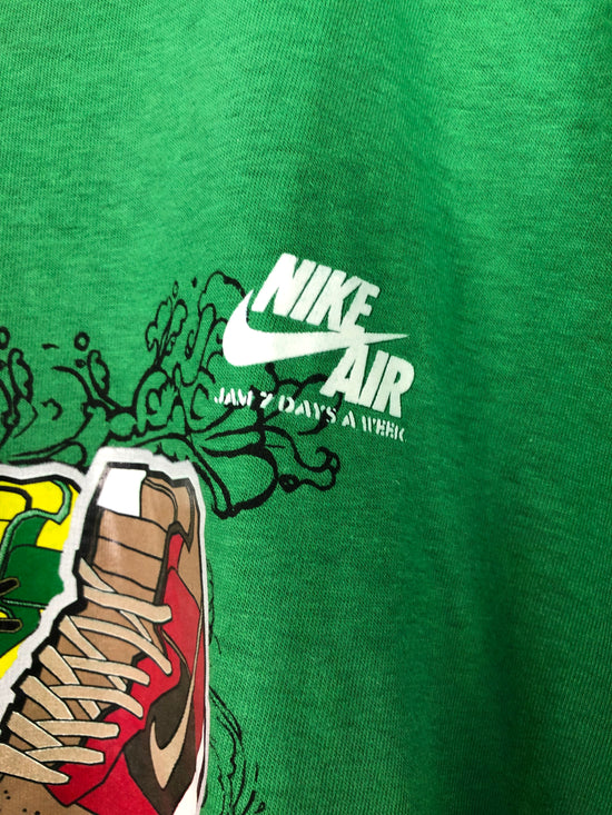 Y2K Green Nike Dunk Tee Sz XXL