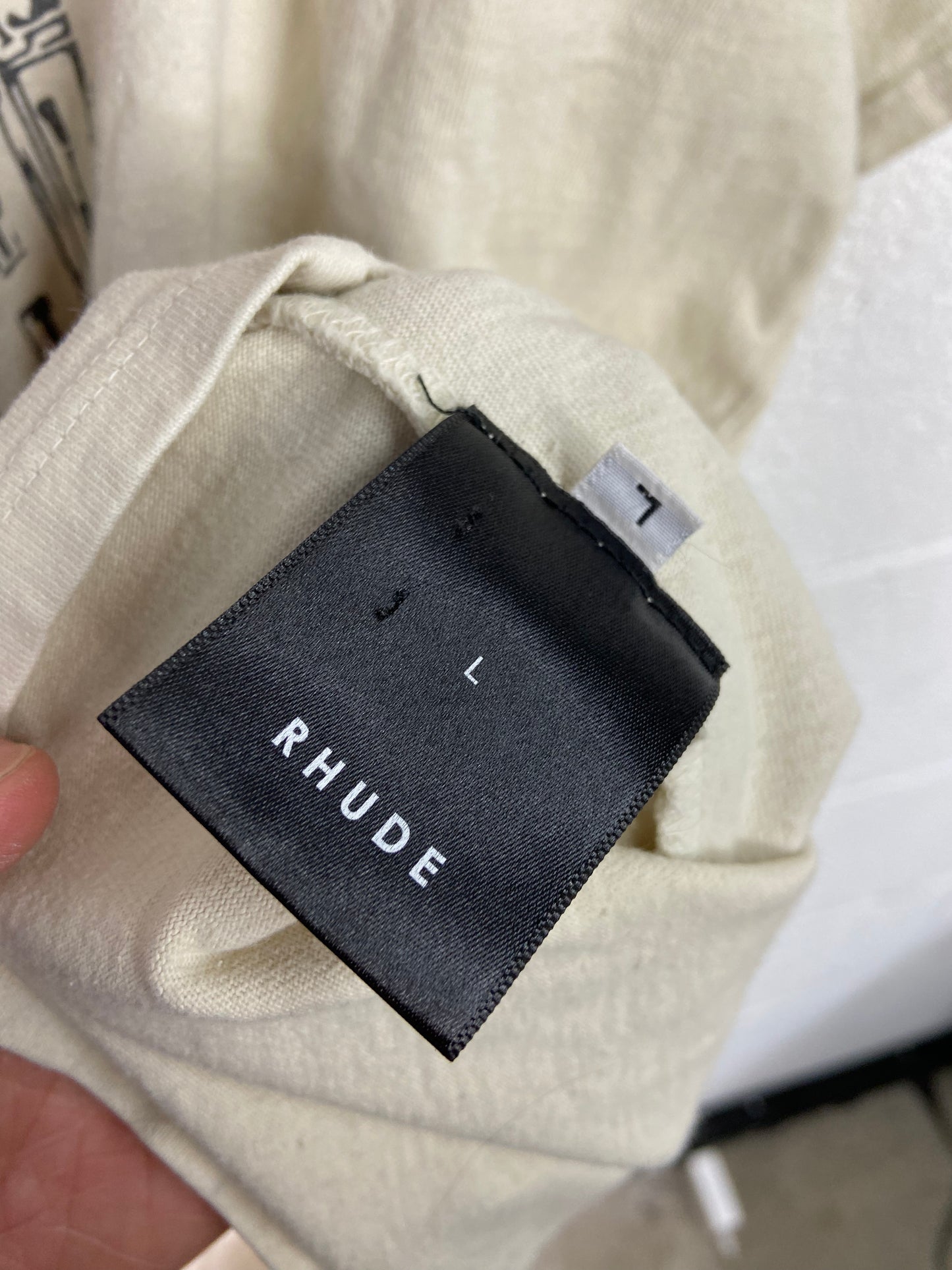 Preowned Rhude Without Rhegards to Expense Tee Sz L