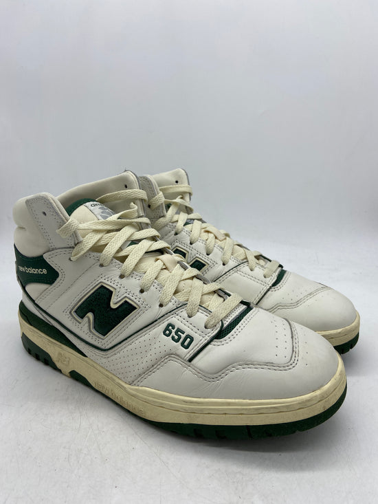 Preowned New Balance 650R Aime Leon Dore White Green Sz 9.5M/11W