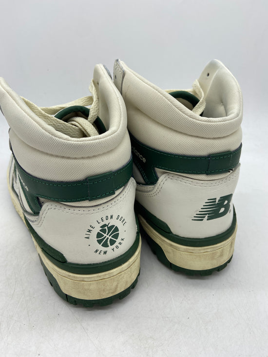 Preowned New Balance 650R Aime Leon Dore White Green Sz 9.5M/11W