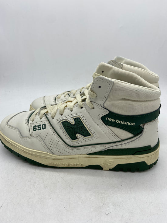 Preowned New Balance 650R Aime Leon Dore White Green Sz 9.5M/11W