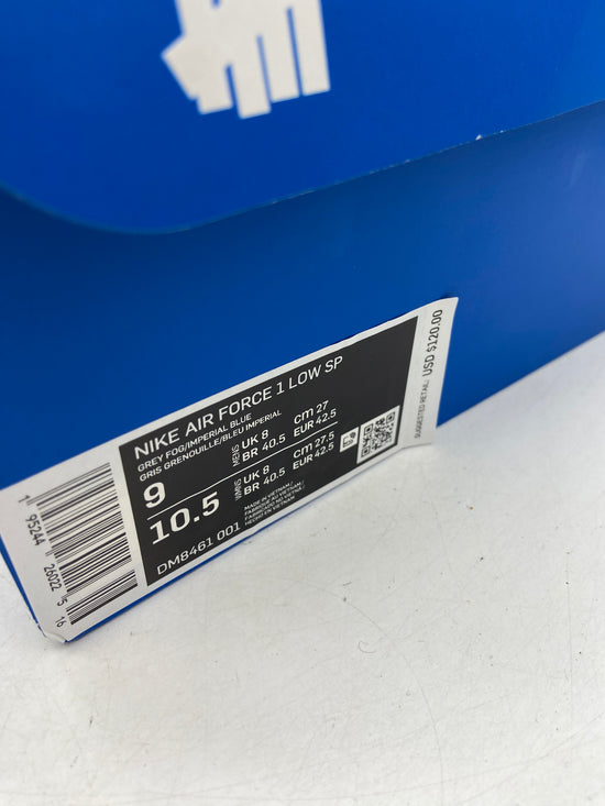 Preowned Nike Air Force 1 Low SP Undefeated 5 On It Dunk vs. AF1 Sz 9M/10.5W