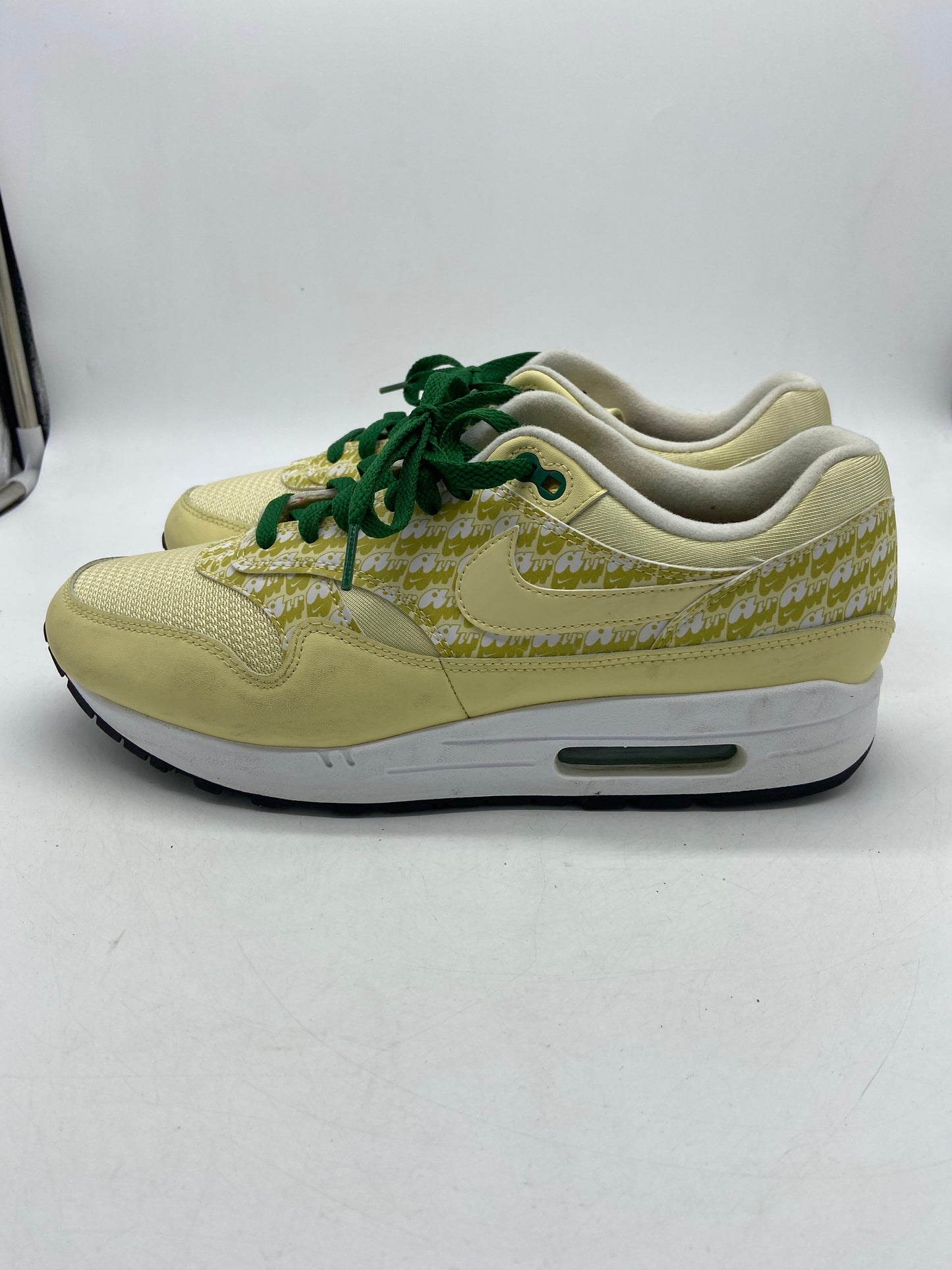 Preowned Nike Air Max 1 Lemonade (2020) Sz 10M/11.5W CJ0609-700