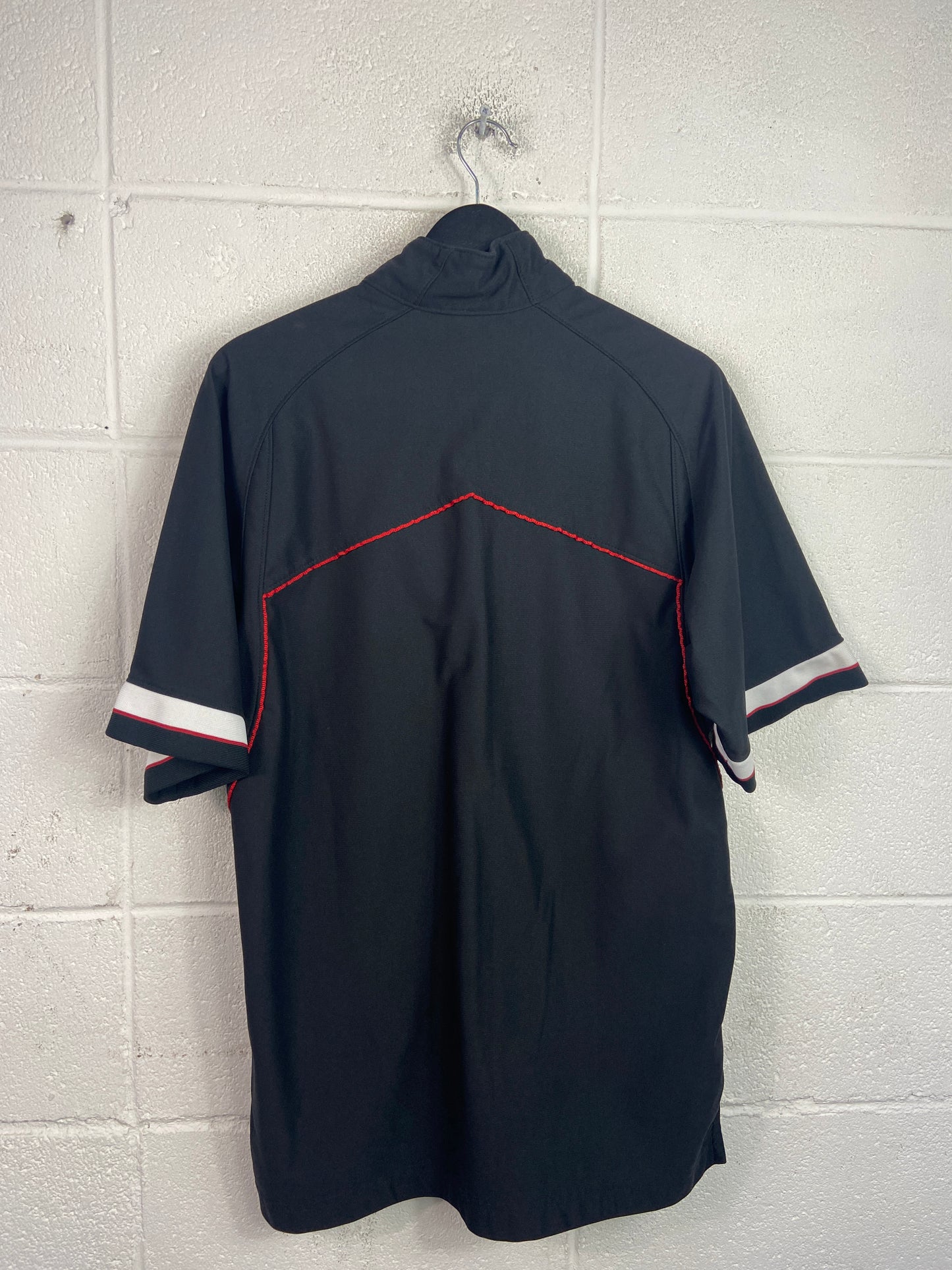 Y2K Air Jordan 23 Quarter Zip Pullover Top Sz M