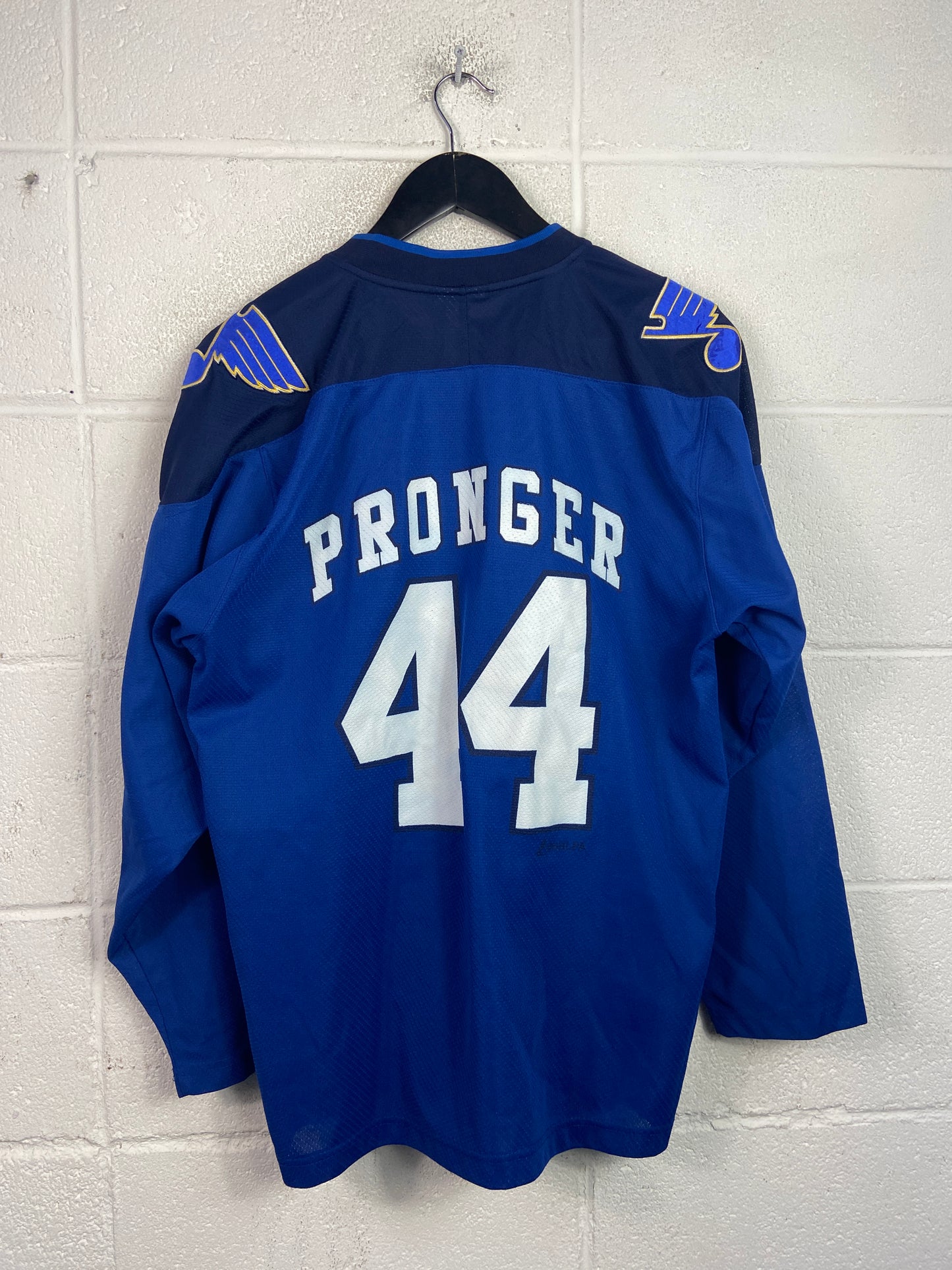 Y2K St Louis Blues Hockey Jersey Sz Youth L