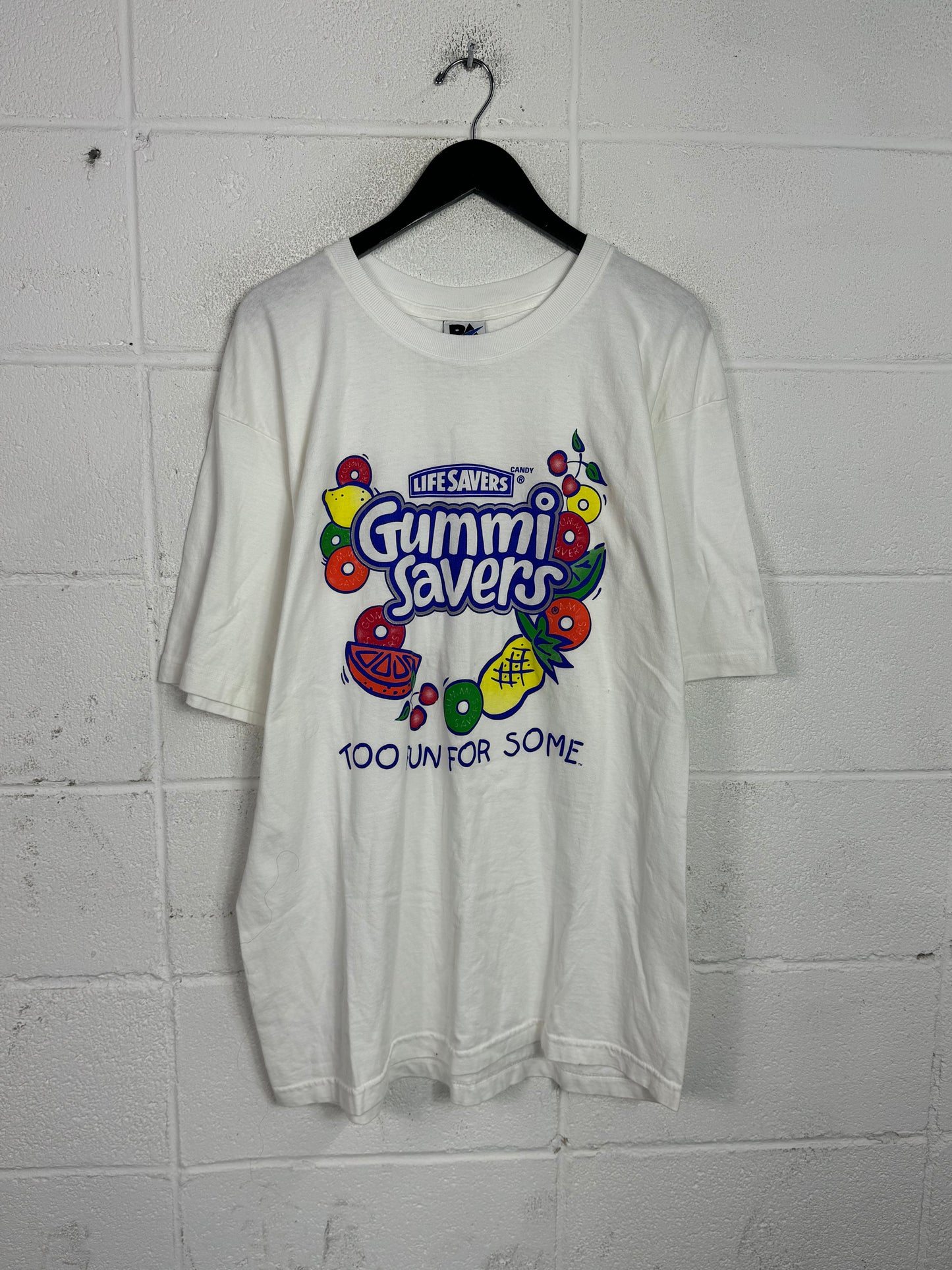 VTG Lifesavers Gummy Snacks Tee Sz XL