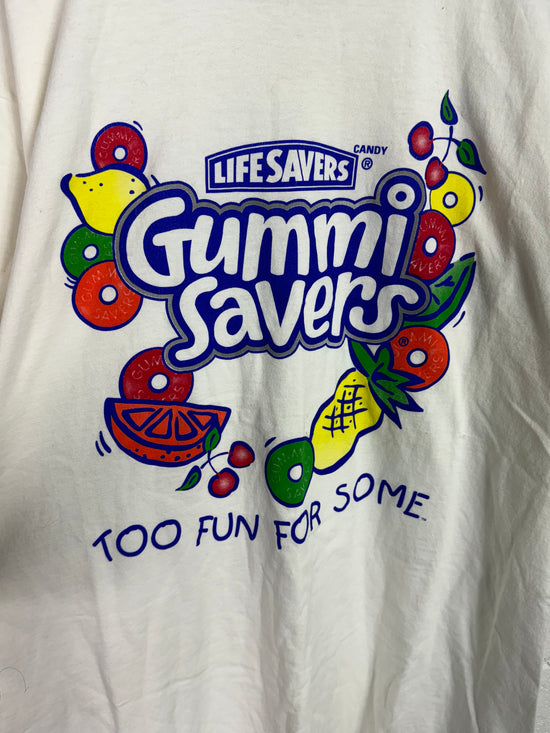 VTG Lifesavers Gummy Snacks Tee Sz XL