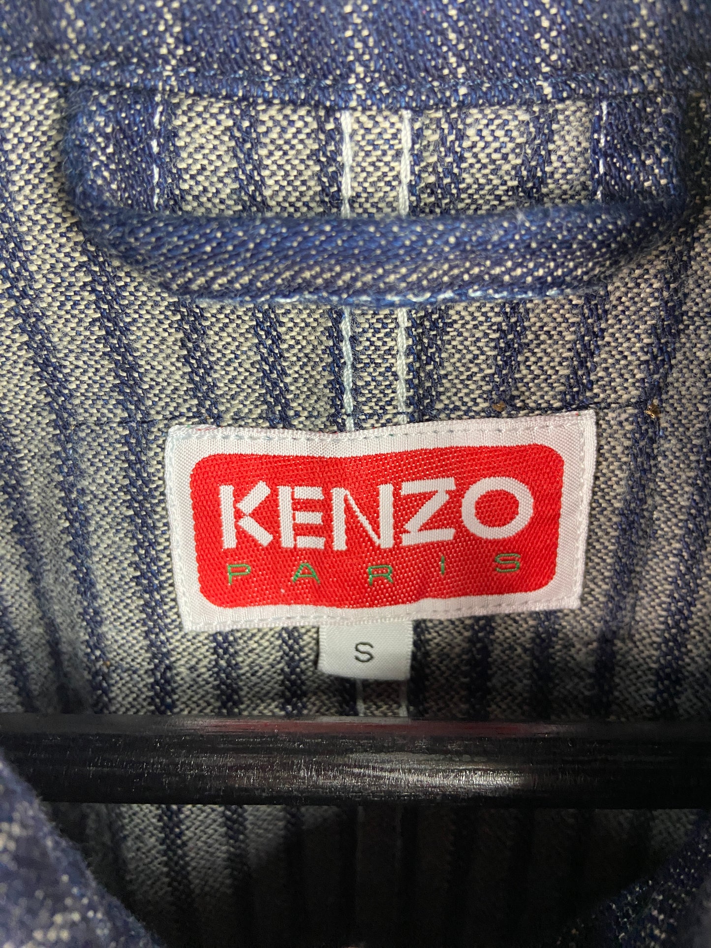 Kenzo Paris Denim Chore Jacket Sz S