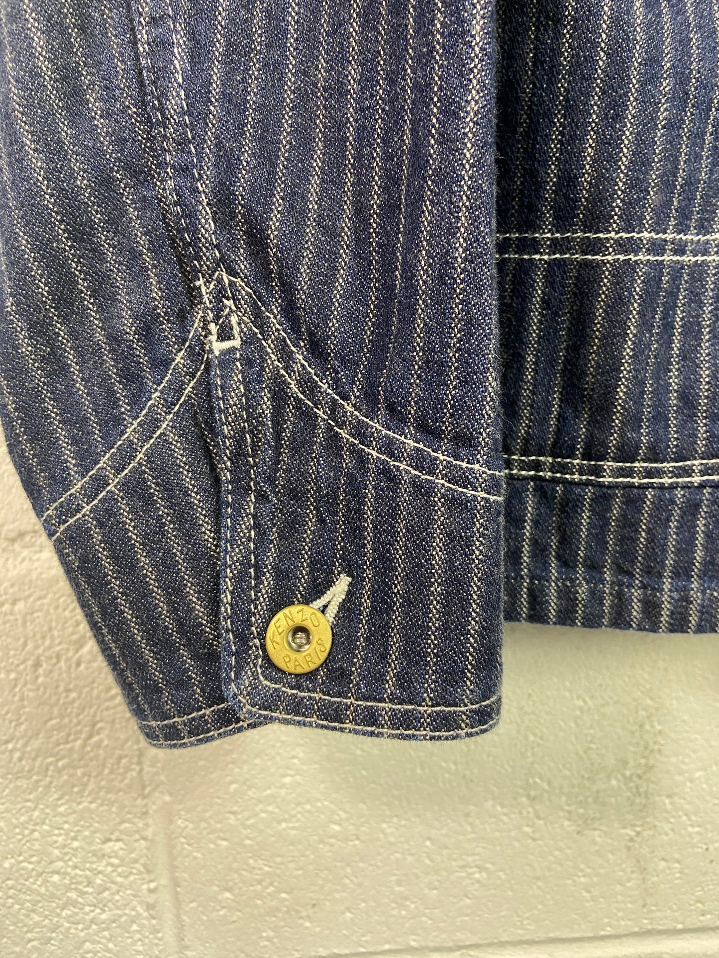 Kenzo Paris Denim Chore Jacket Sz S