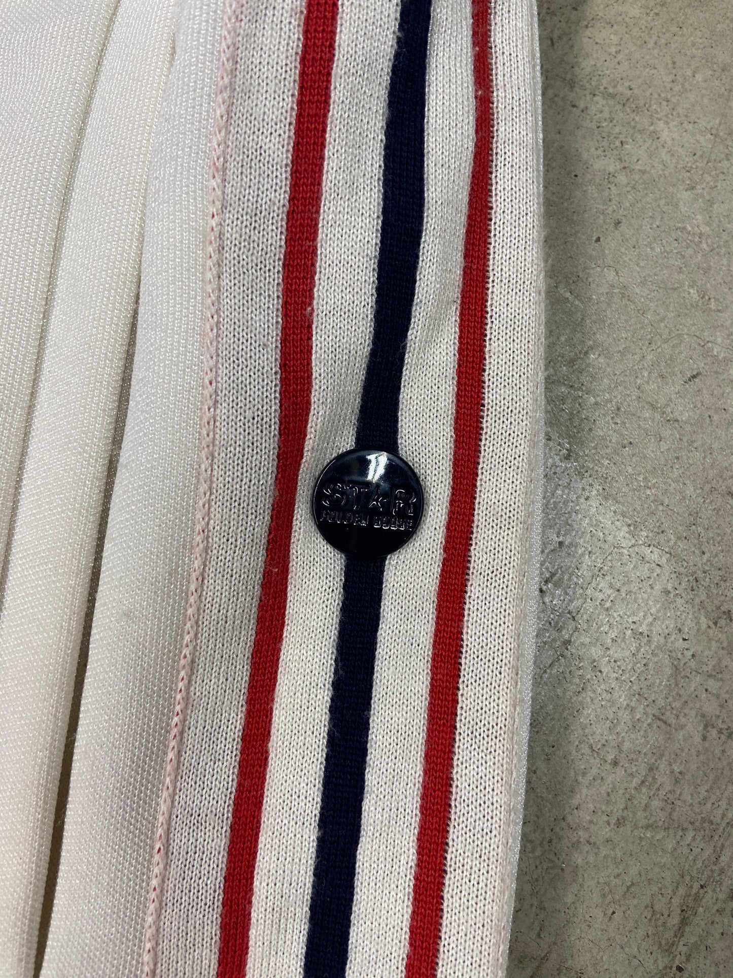 Star Golden Goose Cream Track Pants Sz M