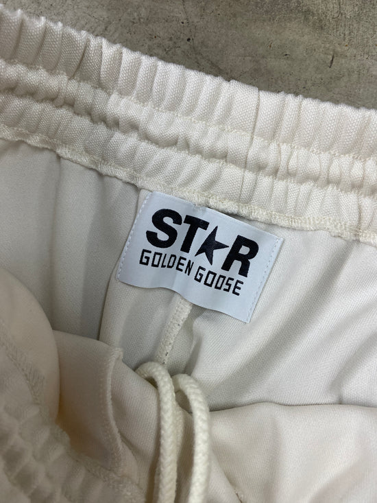 Star Golden Goose Cream Track Pants Sz M