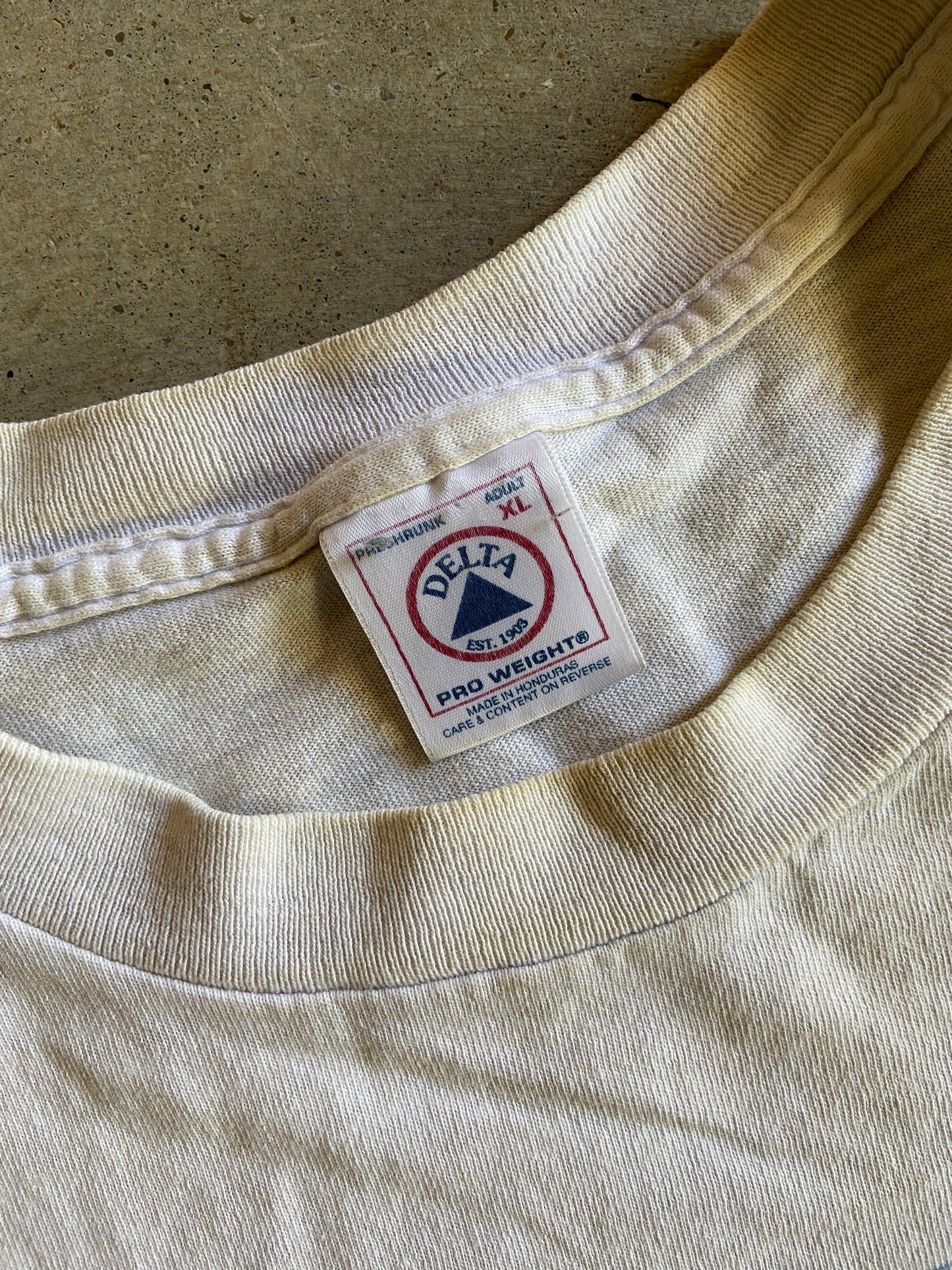 VTG Beckett Paradox Baby Graphic Tee Sz XL