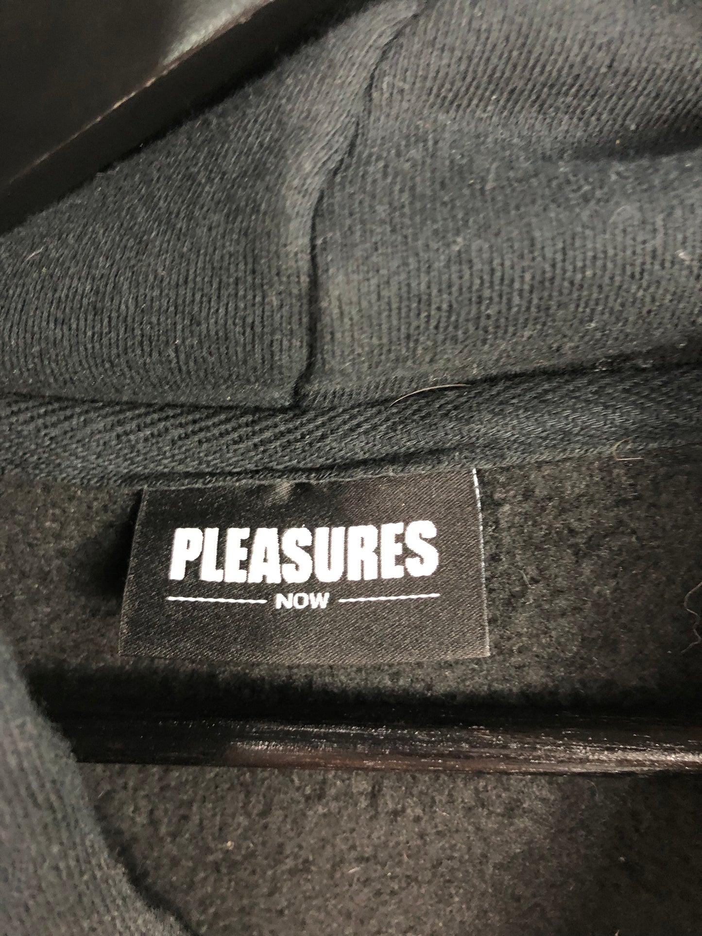 Used Pleasures Skeleton Hands Hoodie Sz L