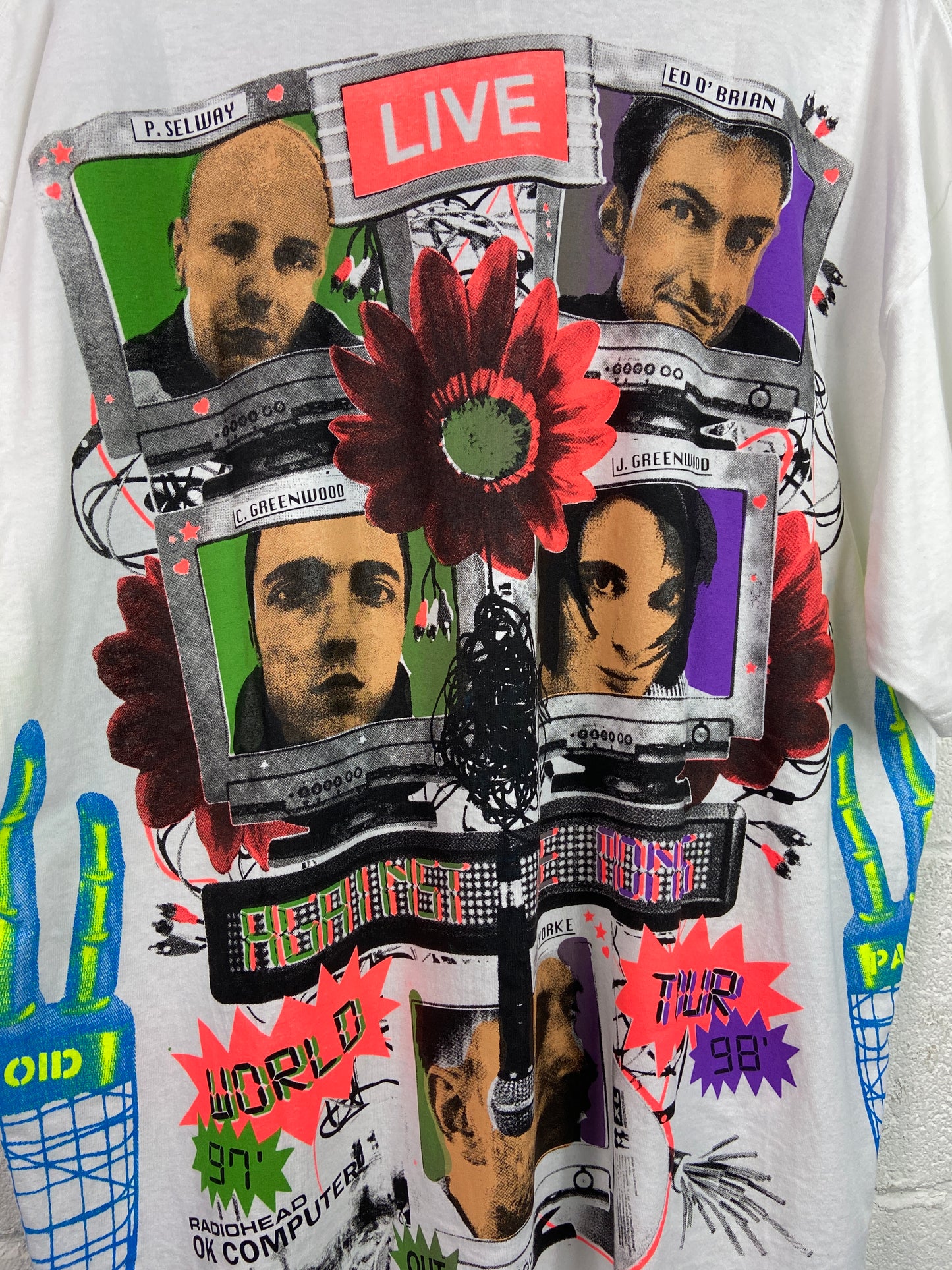 Backstock Co Radiohead 'OK Computer 97-98 Tour' Orig. Tee