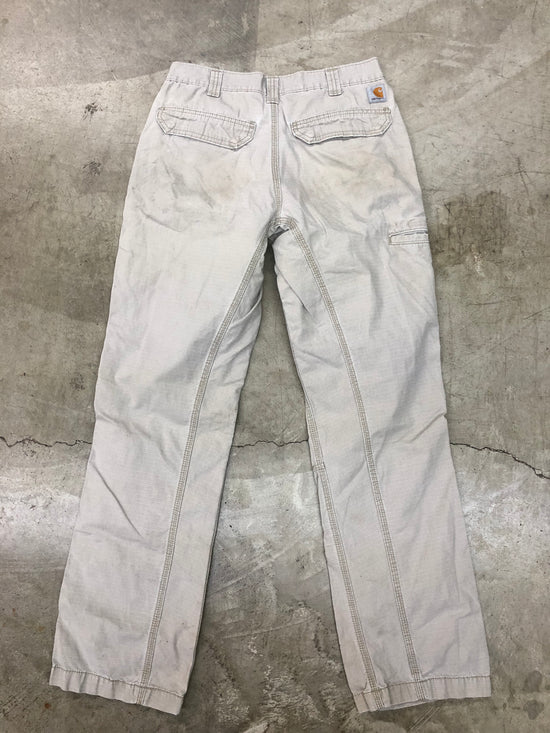 Y2K Light Grey Carhartt Cargo Pants Sz 32x32