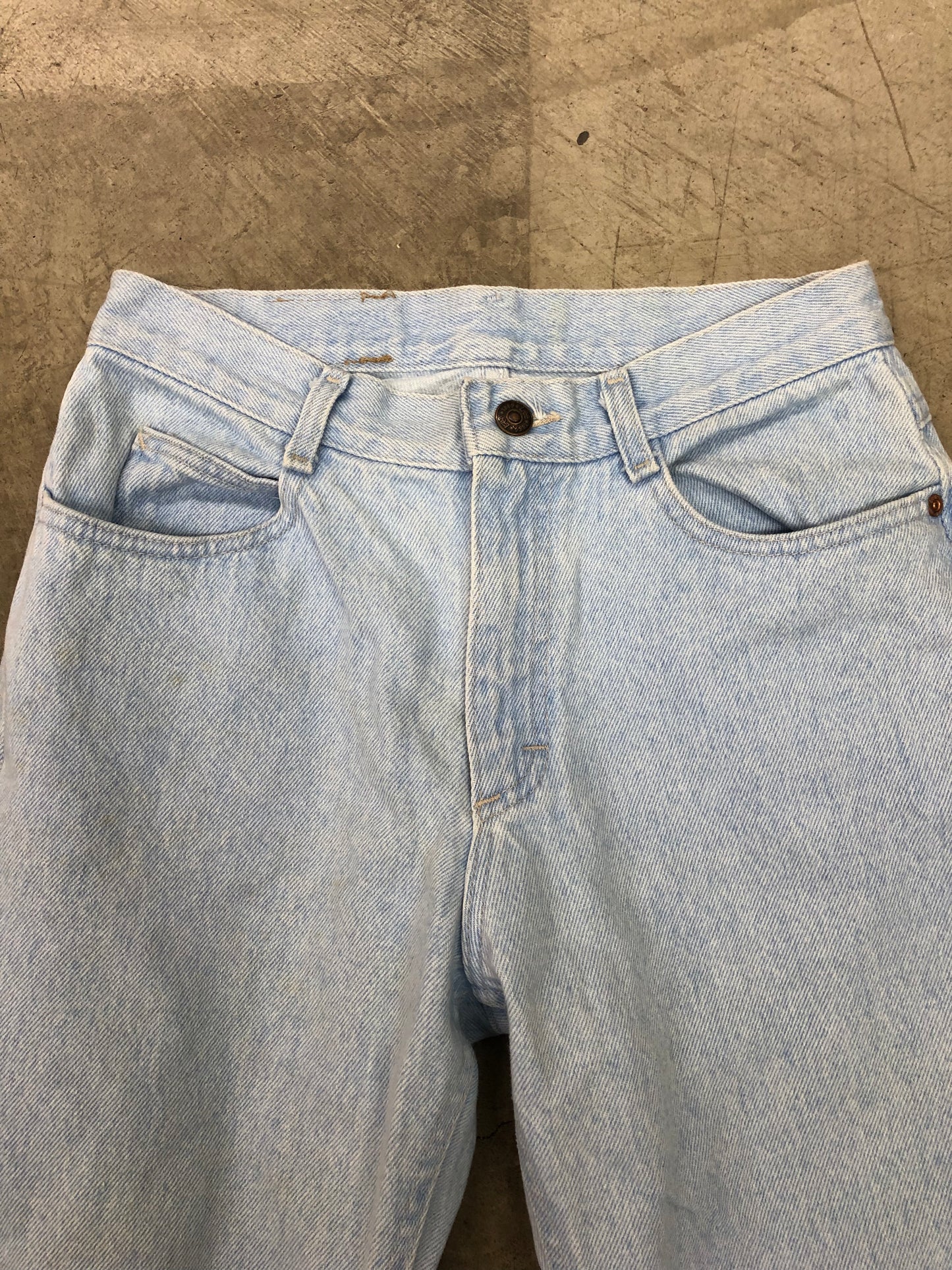 VTG Light Wash Lee Jeans Sz Wmns 9 "27"