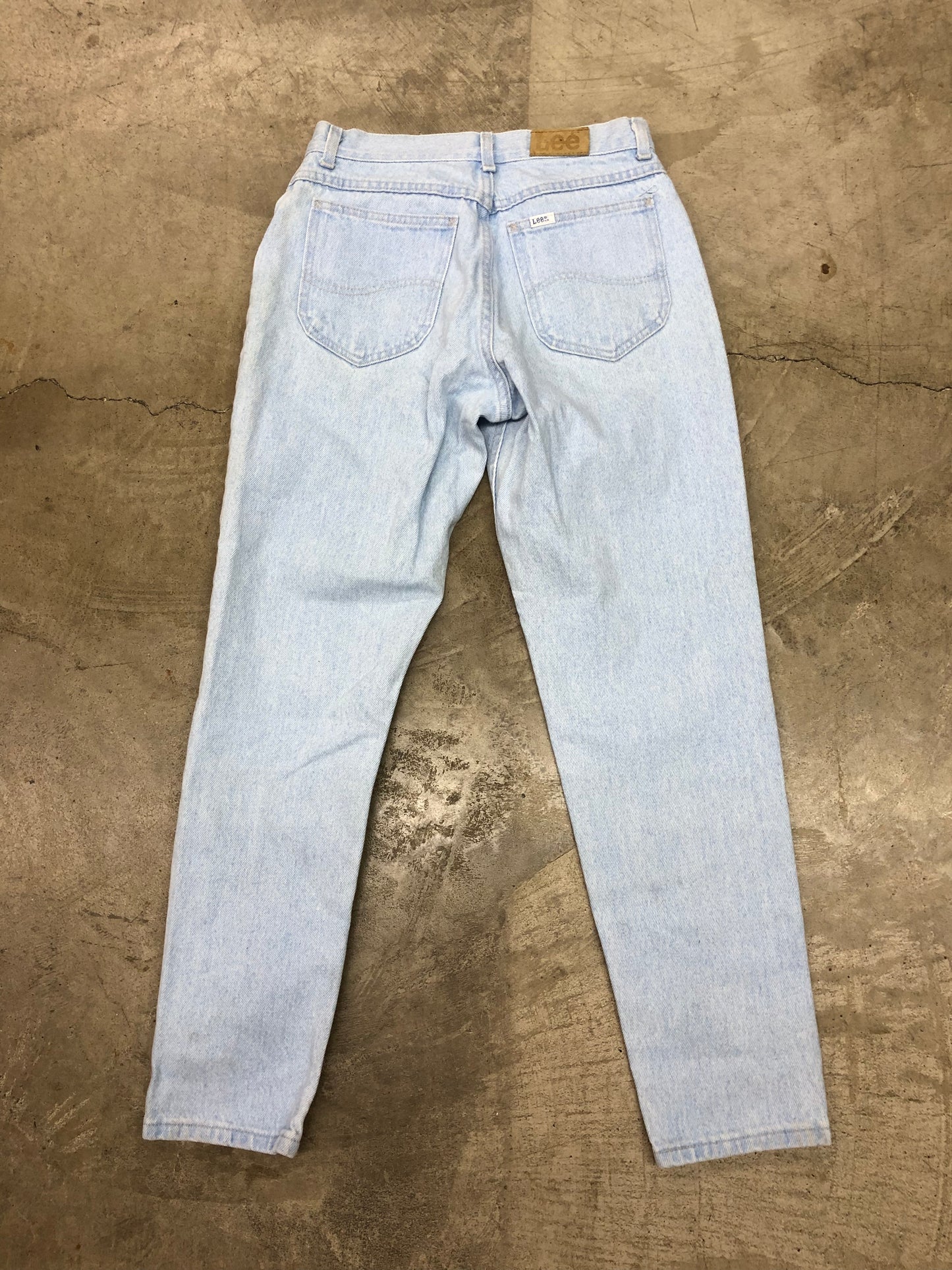 VTG Light Wash Lee Jeans Sz Wmns 9 "27"