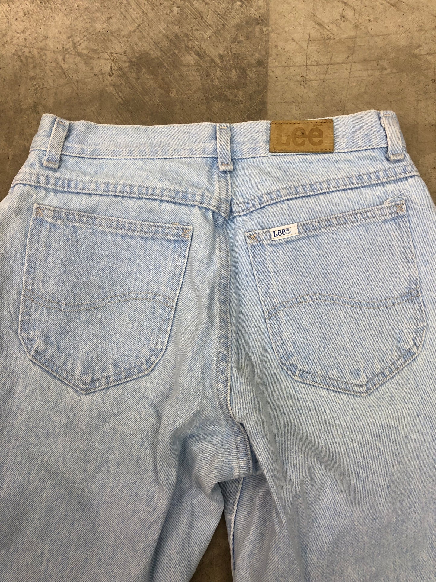 VTG Light Wash Lee Jeans Sz Wmns 9 "27"