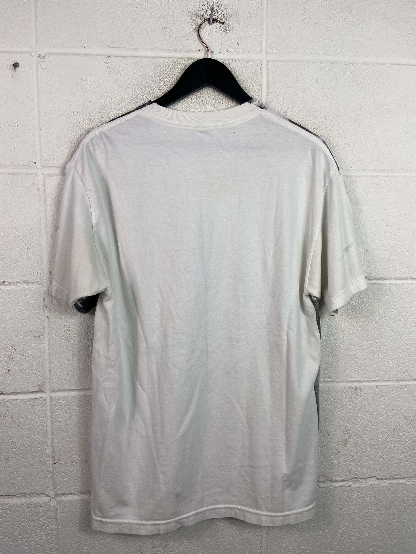Y2K AOP Miami Ink Skulls & Roses Tee Sz L