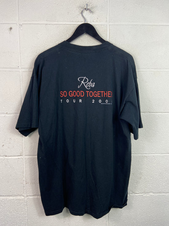 VTG Reba McEntire So Good Together 2000 Tour Tee sz XL