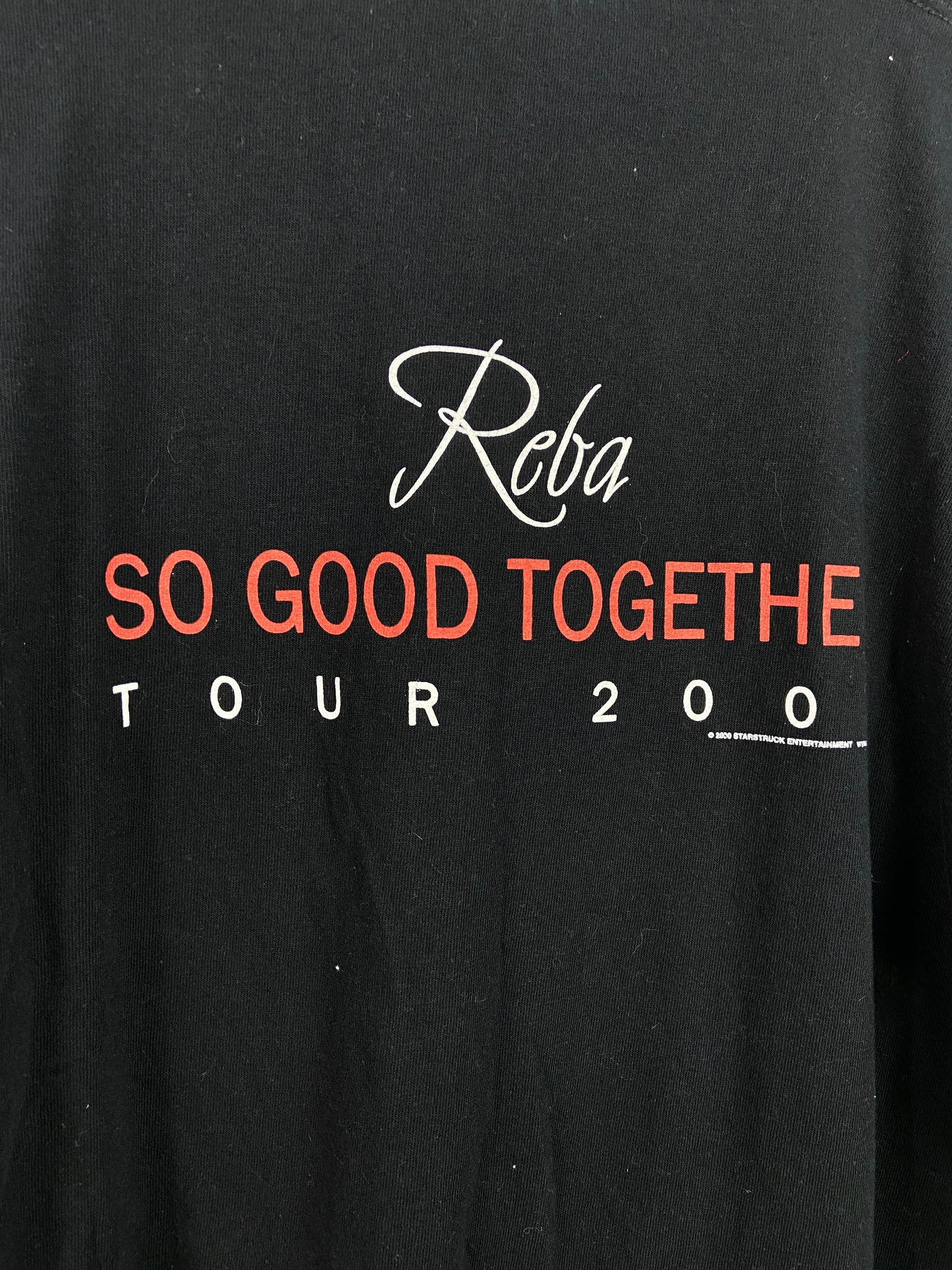 VTG Reba McEntire So Good Together 2000 Tour Tee sz XL