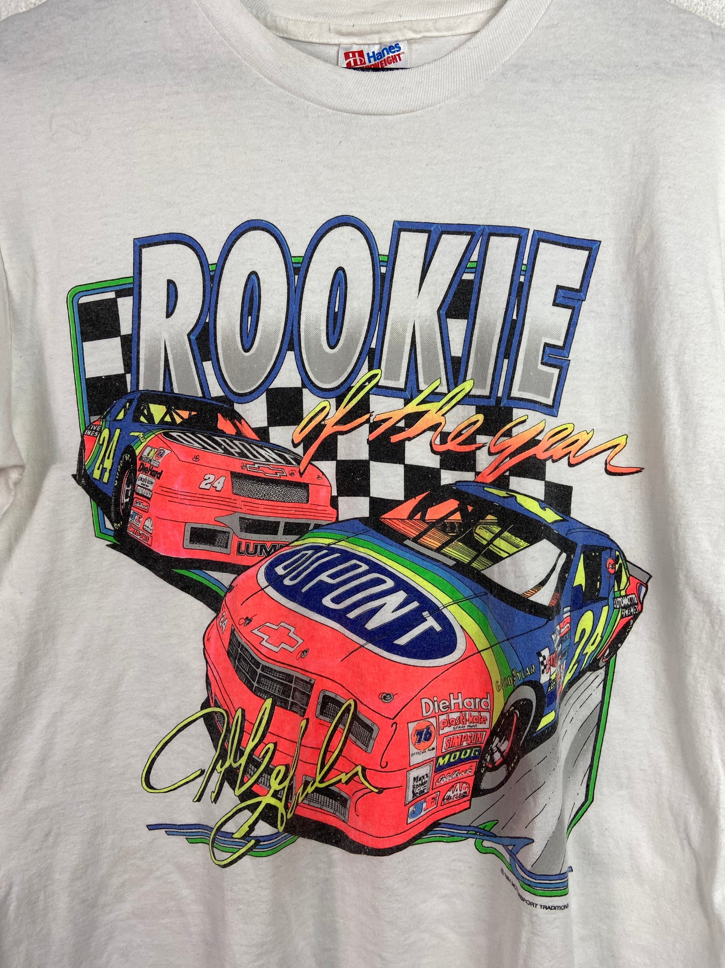 VTG Jeff Gordon Rookie Of The Year Tee Sz M