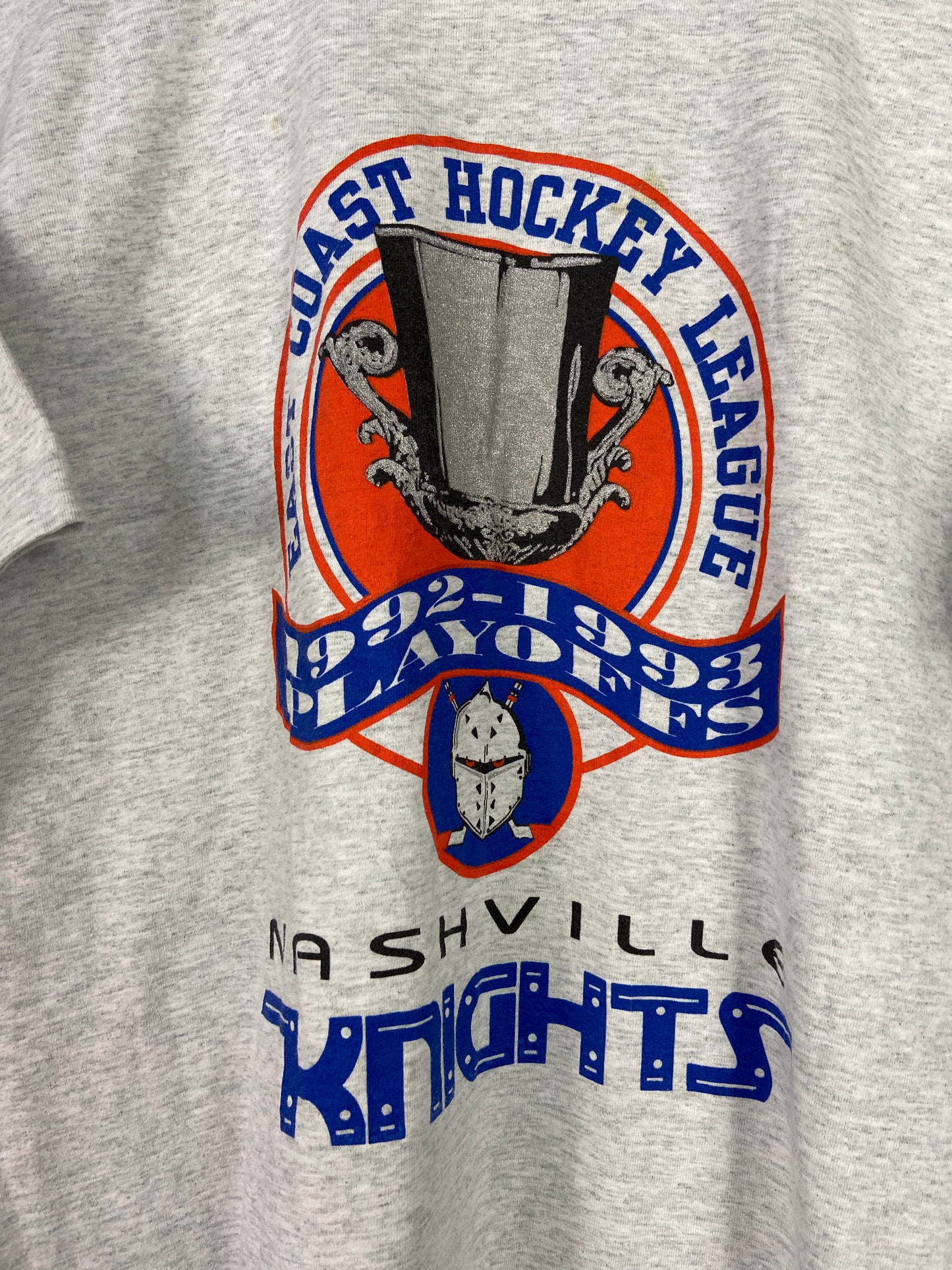 VTG Nashville Knights 92-95 Playoffs Tee Sz L