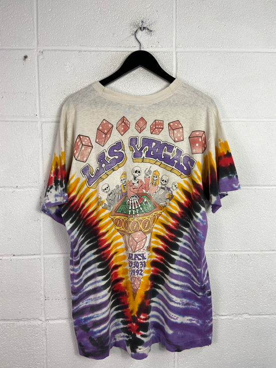 VTG Grateful Dead Las Vegas 1991 Brockum Tye Dye Sz XL