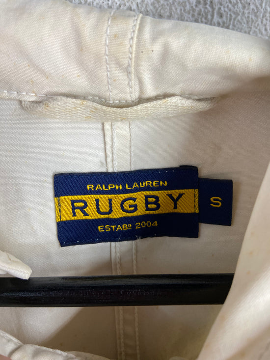 Polo Ralph Lauren Rugby Academy White Treach Jacket Sz S/M