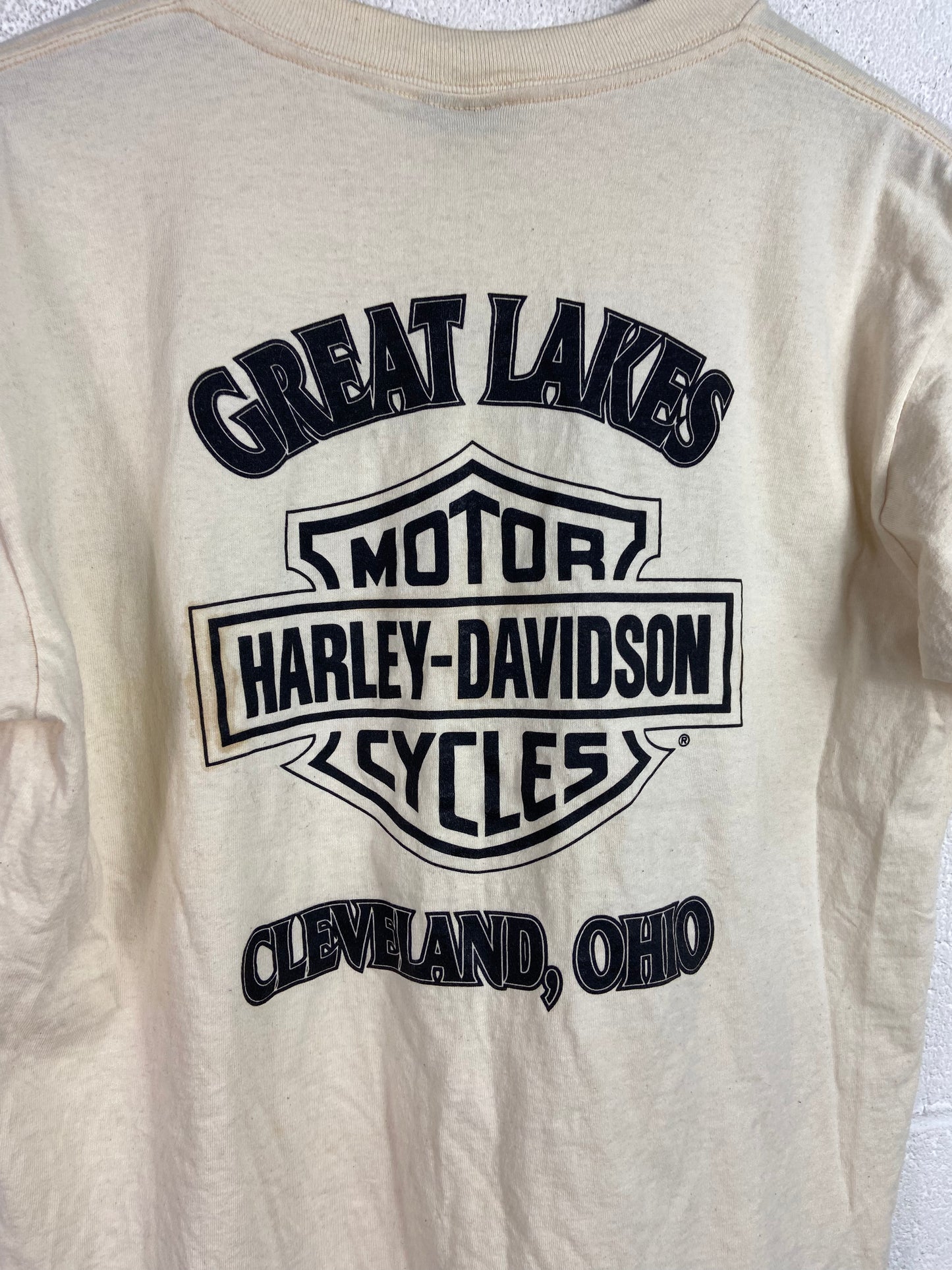 VTG 1993 Harley Davidson Great Lakes Tee Sz M